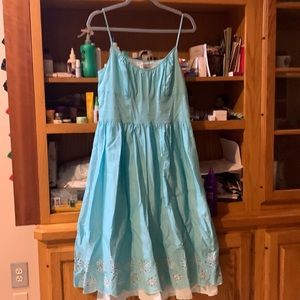 Ann Taylor loft embroidered and sequined dress no flaws never worn summer dress!